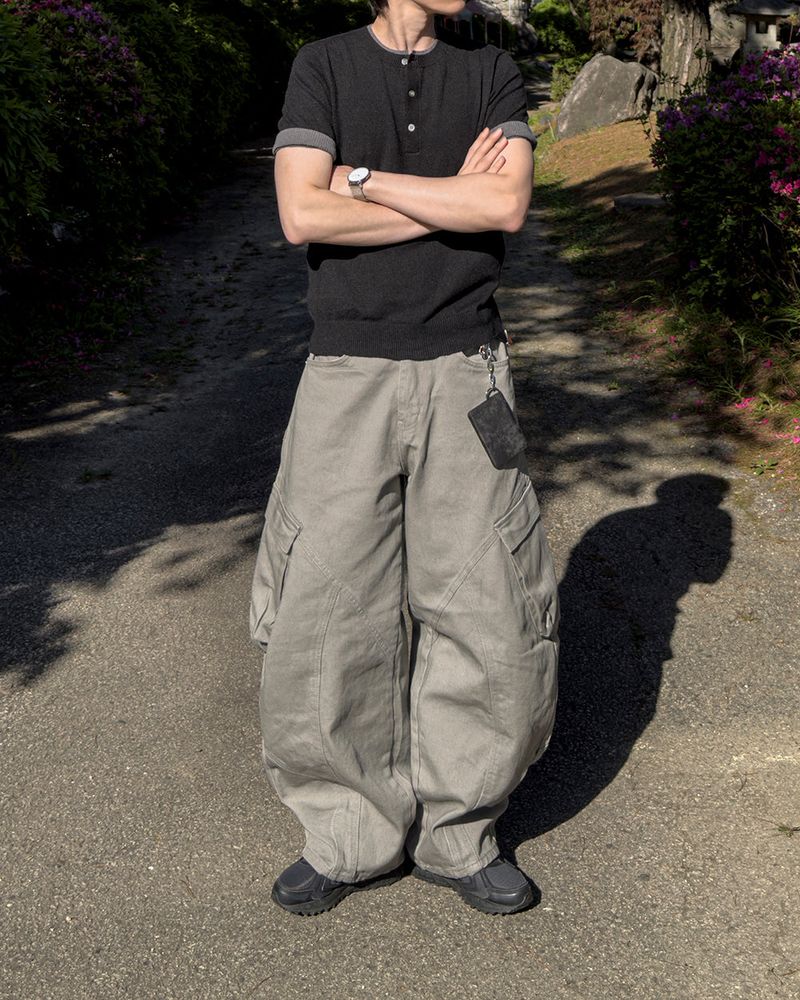 Raun Curved Cargo Wide Pants