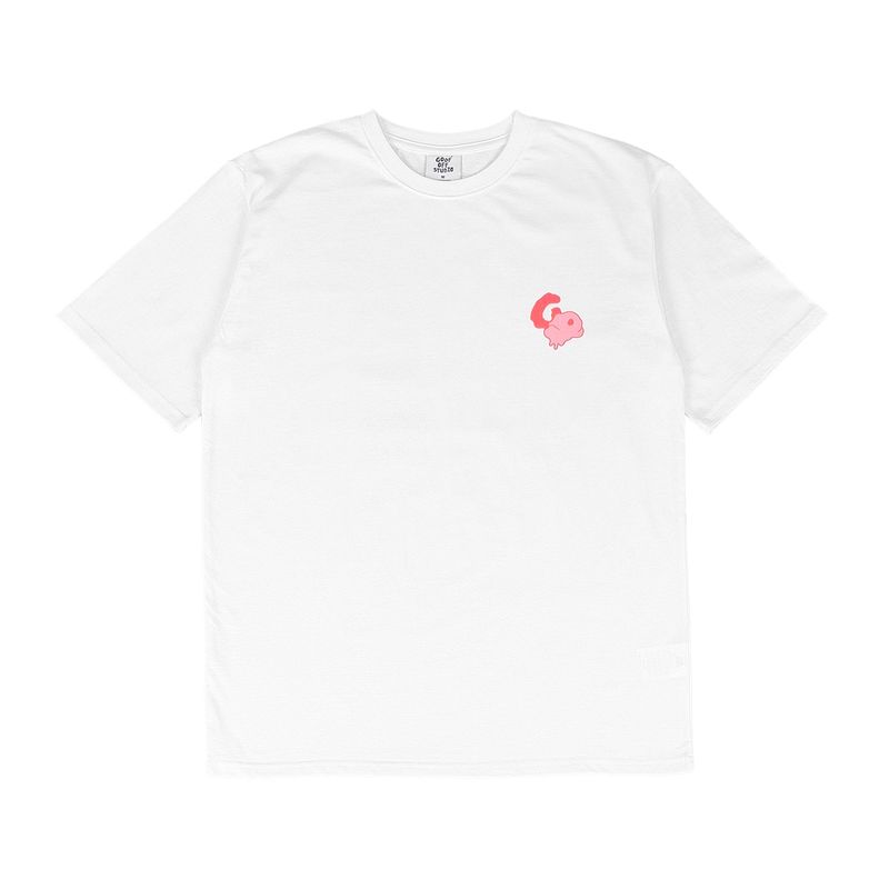 G.O.S. MAIN LOGO TEE - ( White )