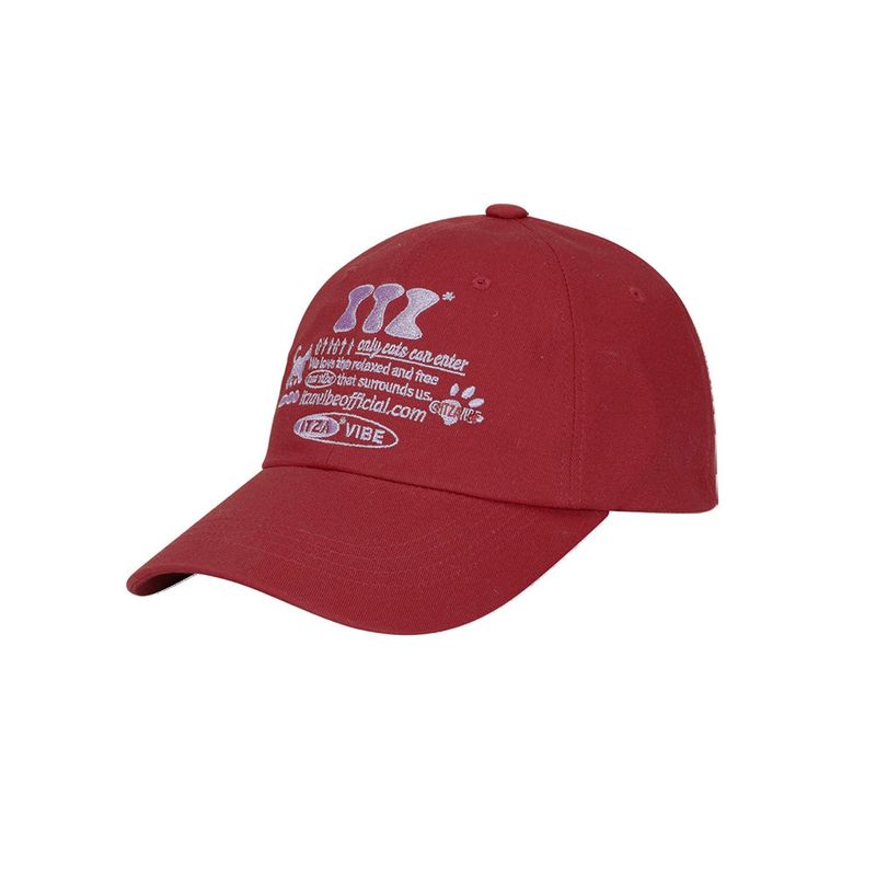ITZ OFFICIAL LOGO BALL CAP - RED