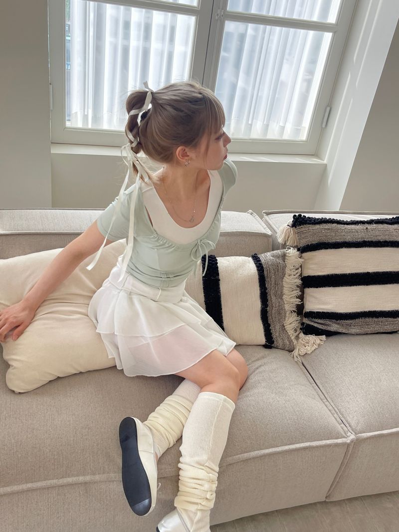 ballerina cancan chiffon skirt