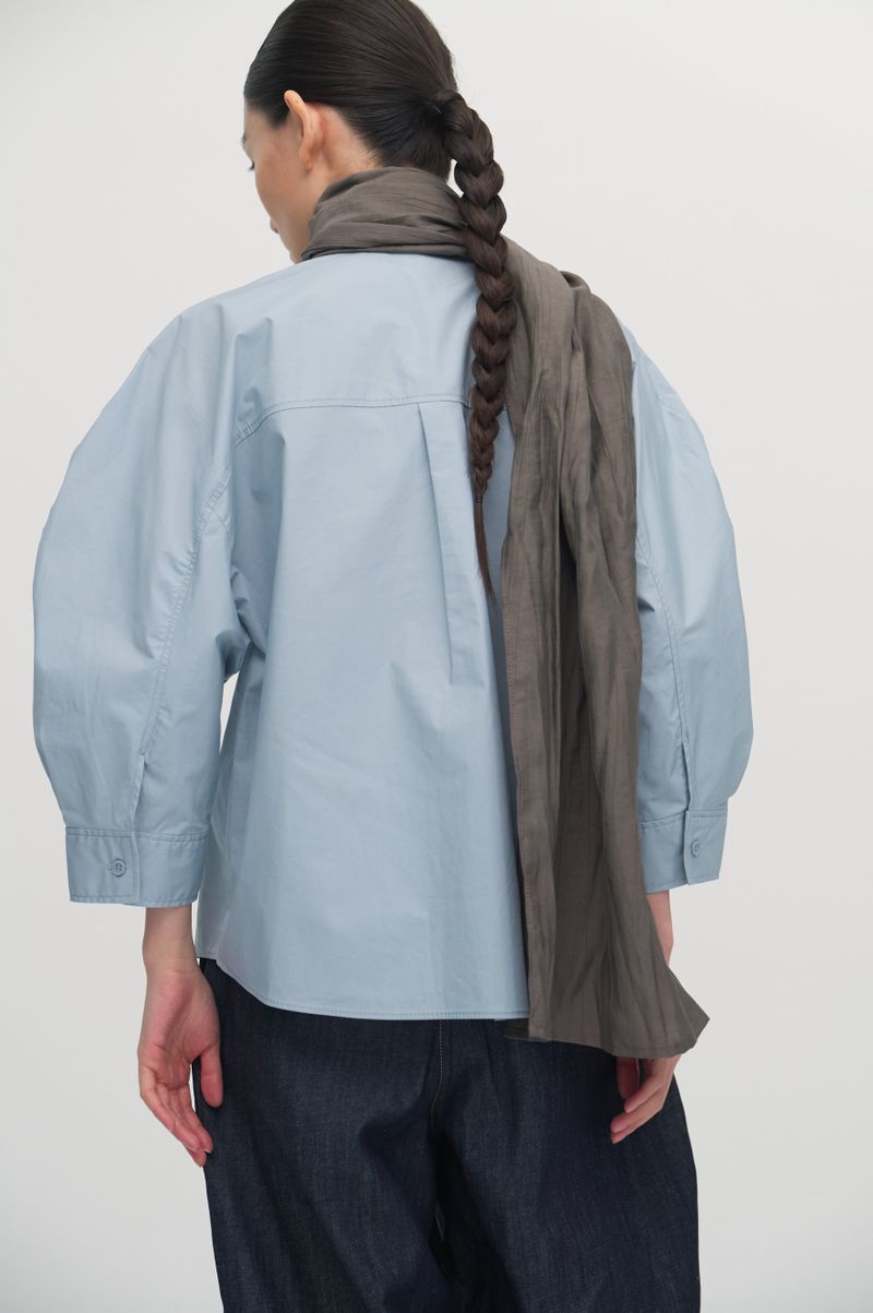 Pleats linear scarf_2colors