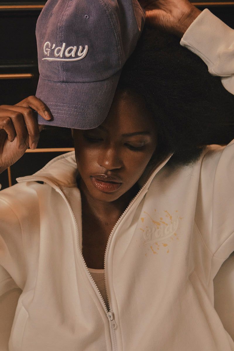G'day coduroy ballcap(purple)