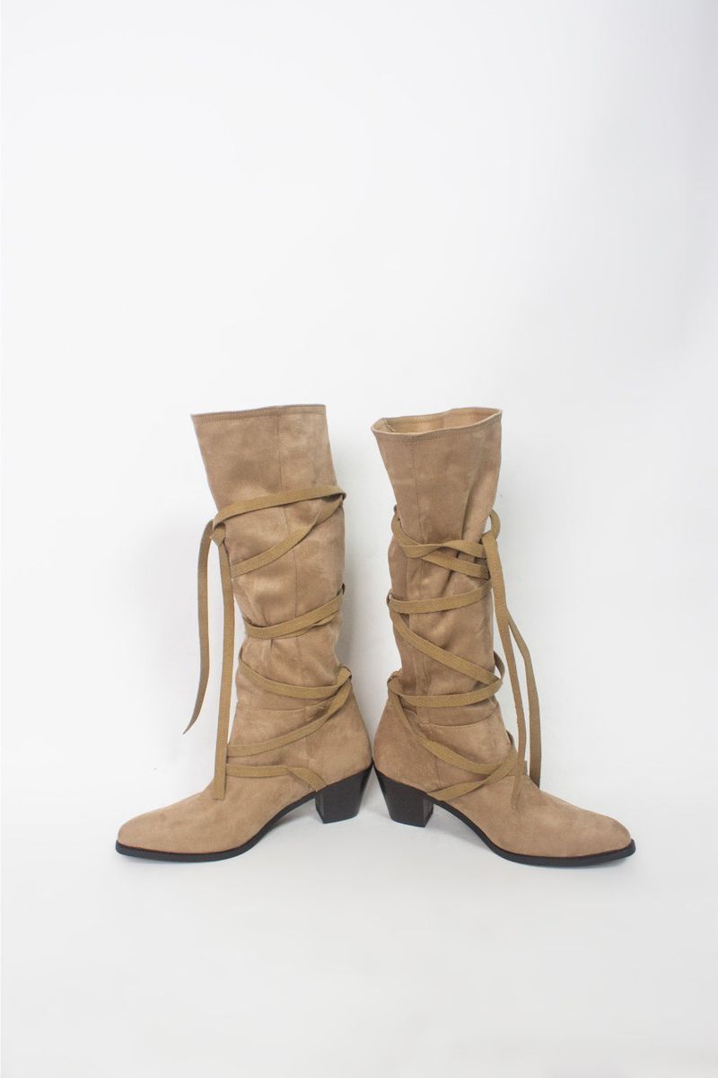 Strap Western Boots (2 color)