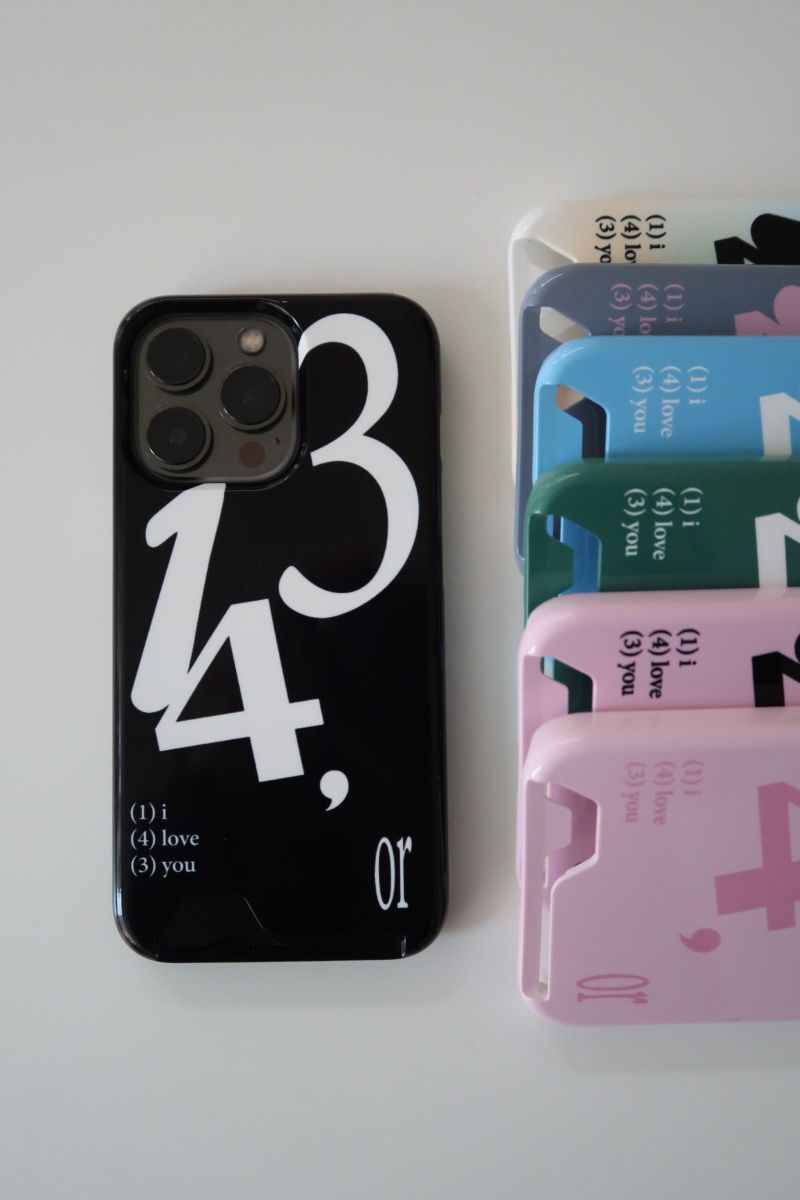 [MADE] 143 card case (black/white)