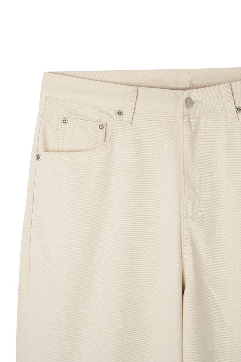 Detail Wide Cotton Pants 3COLOR