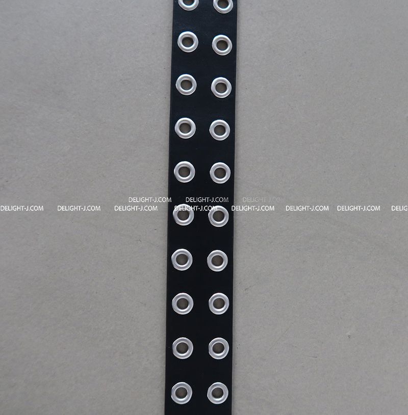 Two Buckle Punching Leather Belt