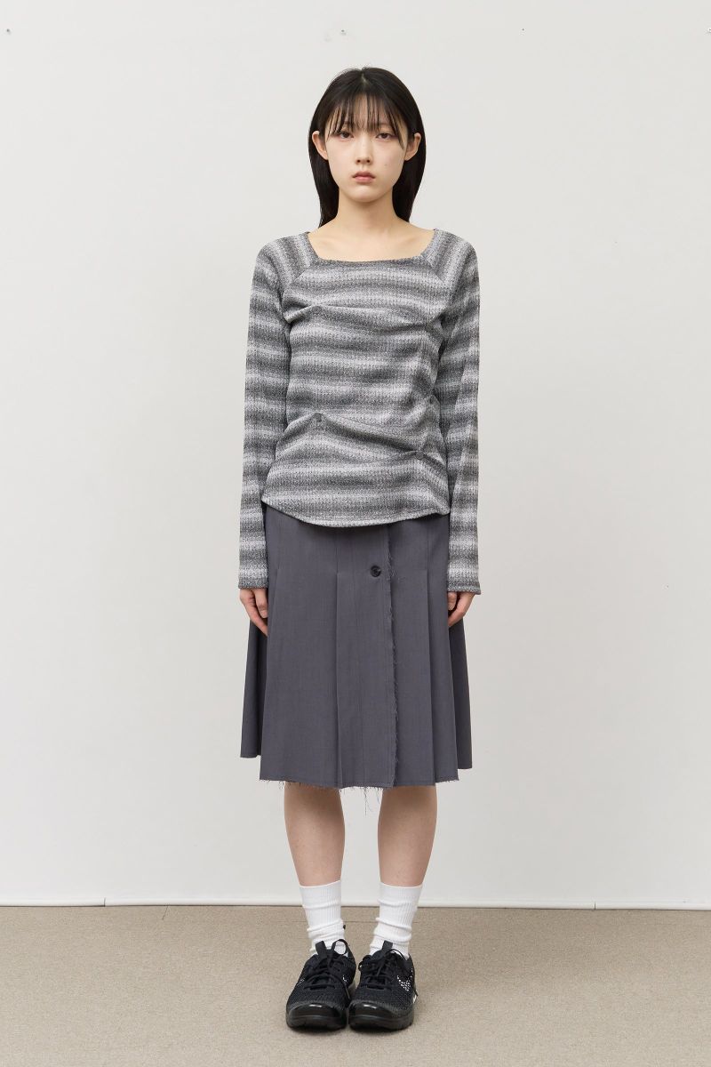 (W) Demon Pleats Skirt