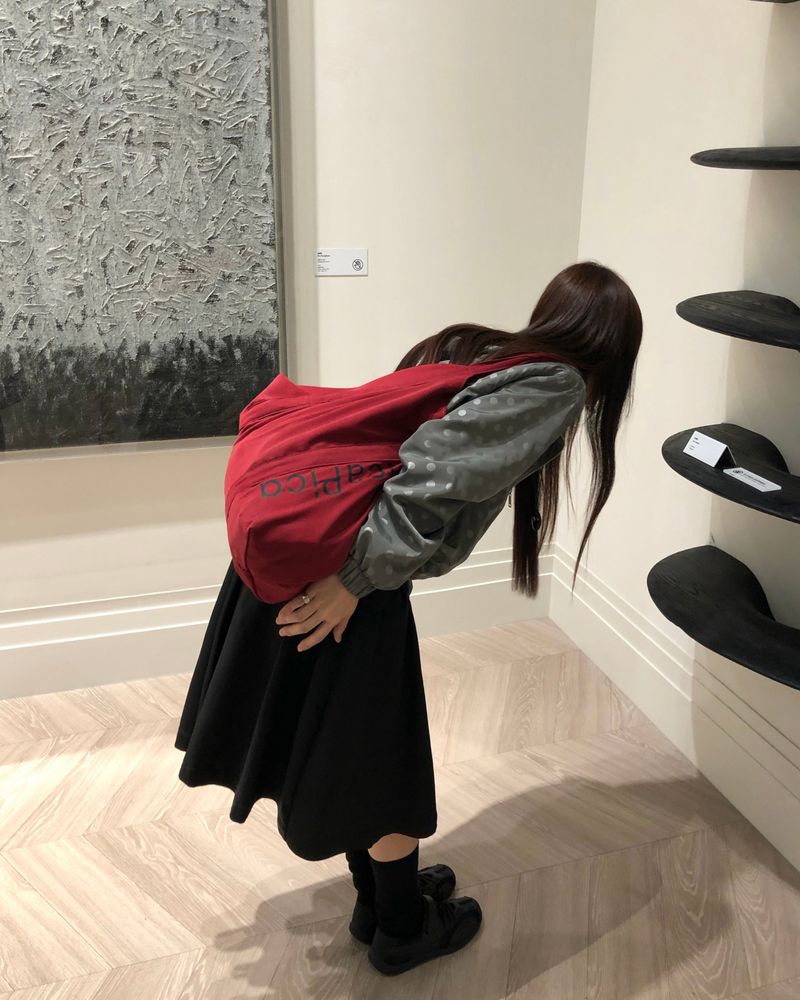 [ORIGINAL] Bellow Off-Shoulder Patch Sweatshirt
