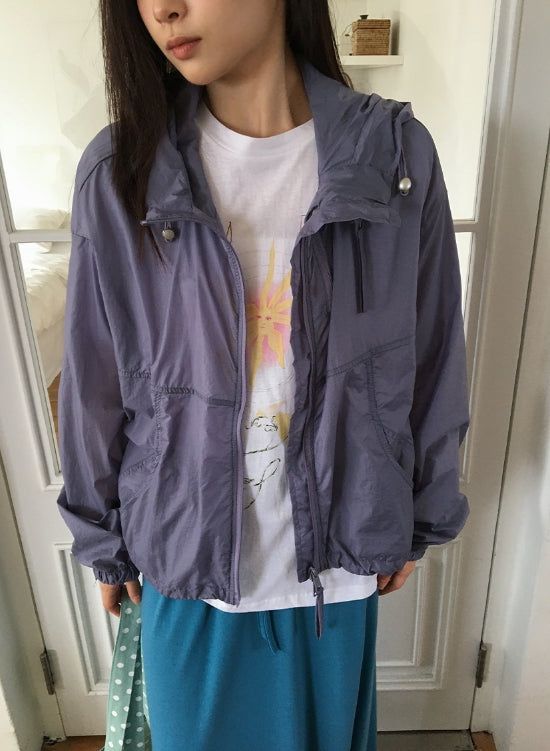 Sou Wind Rain Hood Windbreaker Jumper