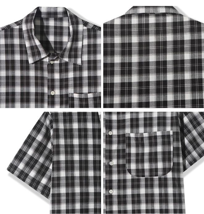 Decker Crop Check Short Sleeve Shirt