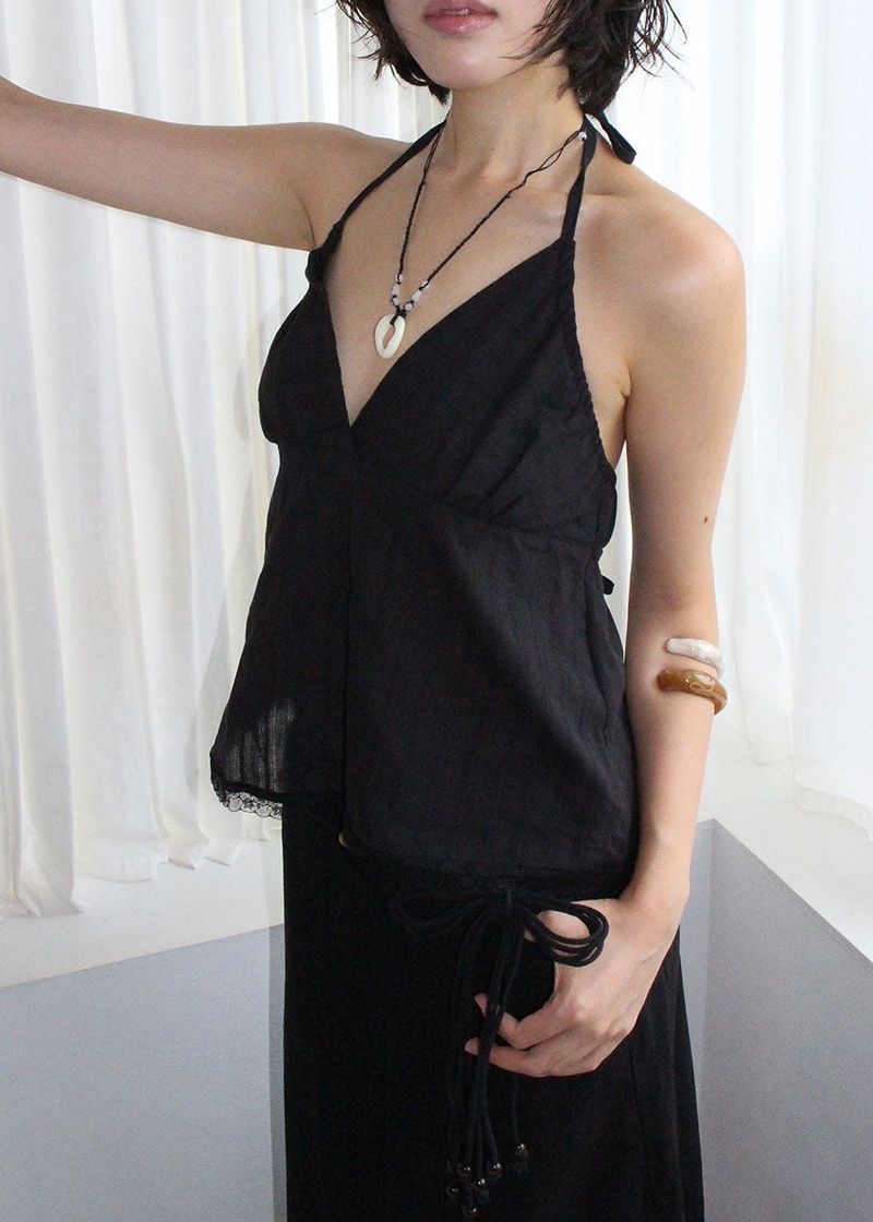 HALTER BLOUSE TOP