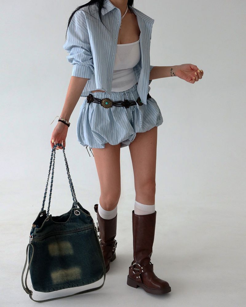 a bunny summer cropped shirt