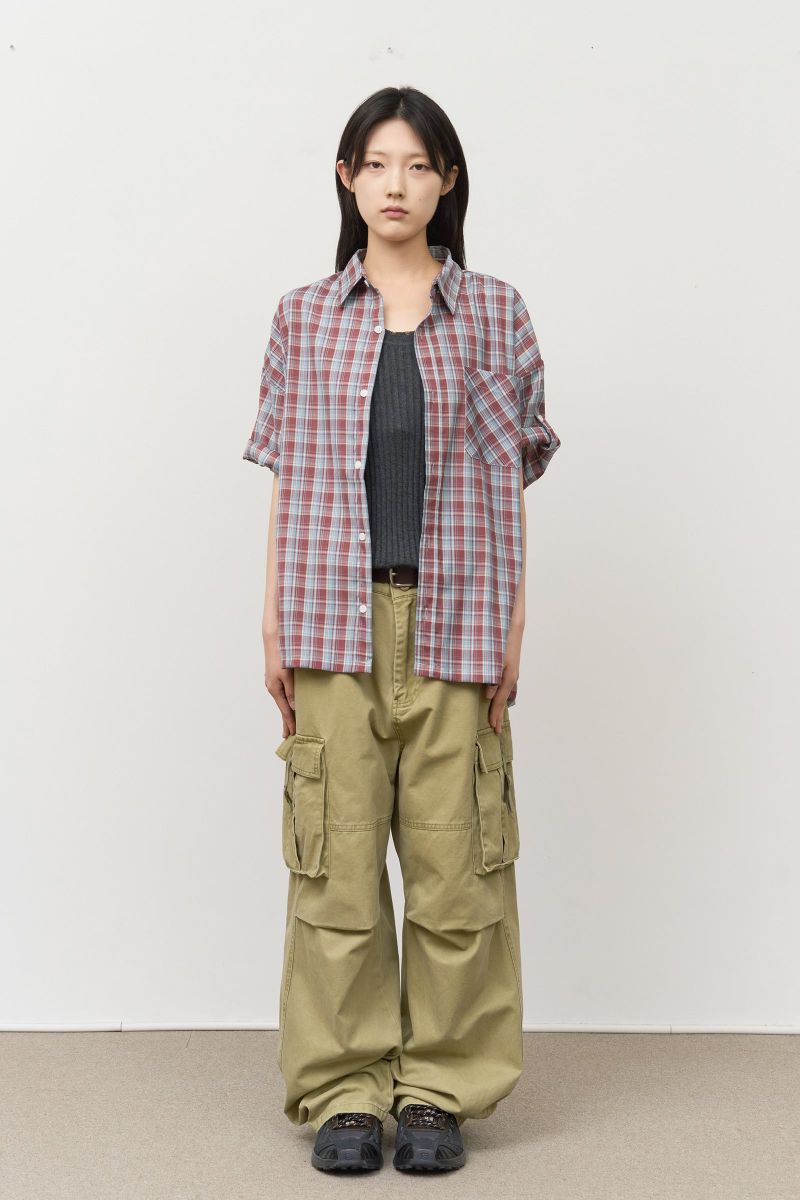 Rier Rollup Checked Shirt