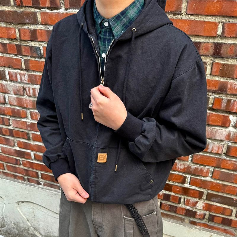 Vintage Work Hooded Jacket
