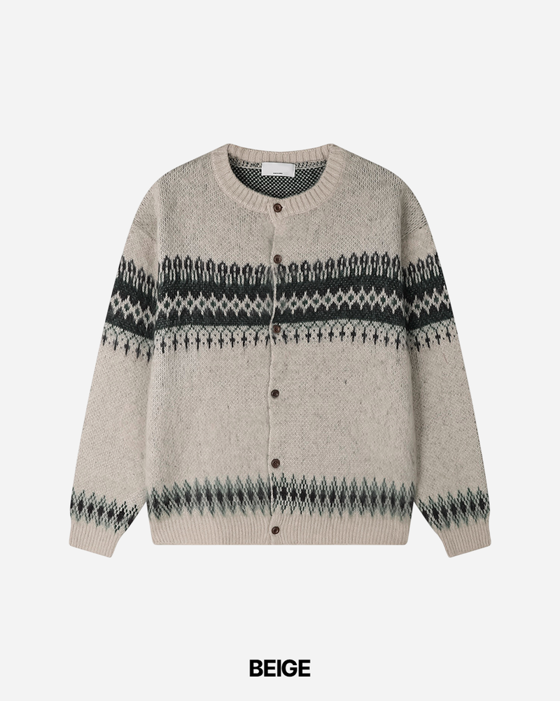Cozy Nordic Knit Cardigan