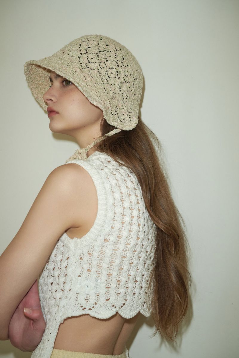 JARDIN bonnet hat_flower