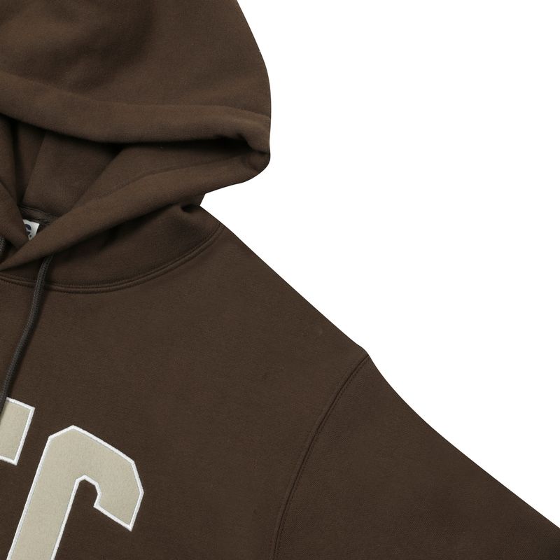 CEC ARCH LOGO HOODIE(BROWN)