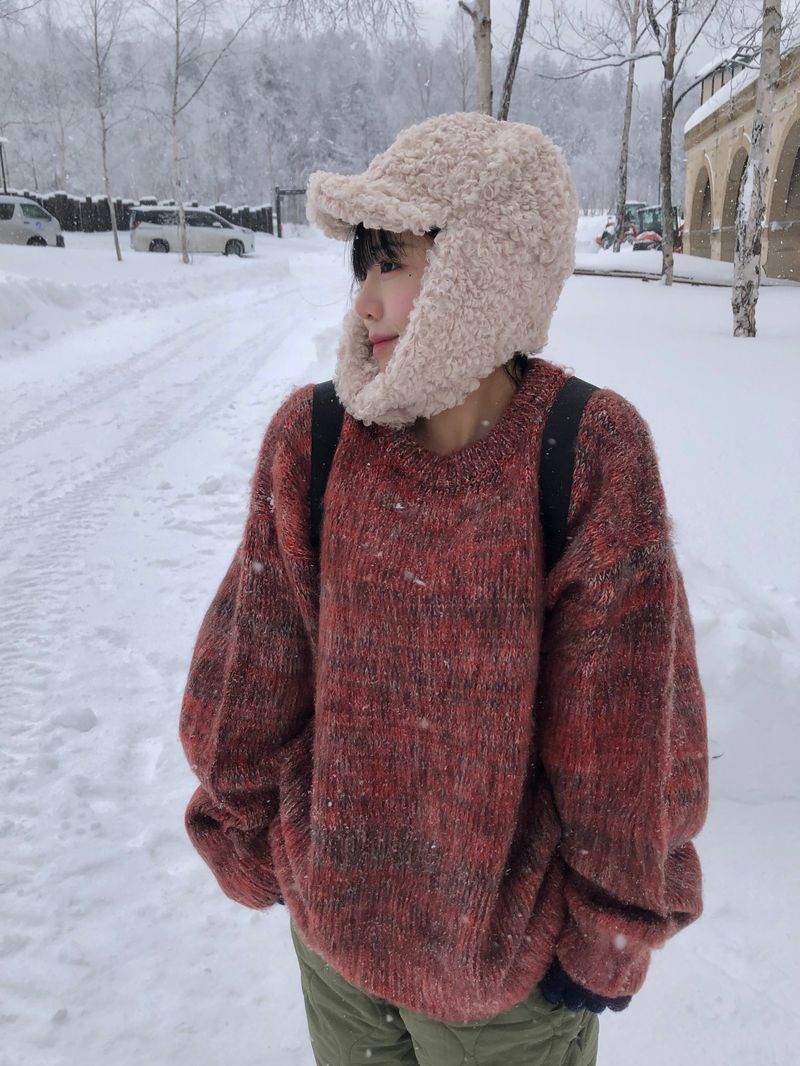Fable snow melange knit