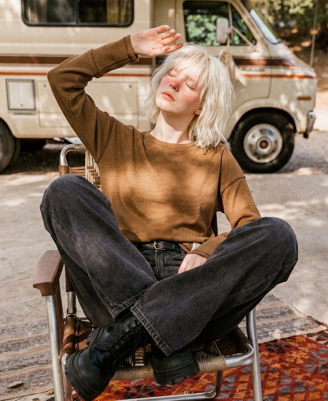 26SS★ Welldone Waffle Long Sleeve