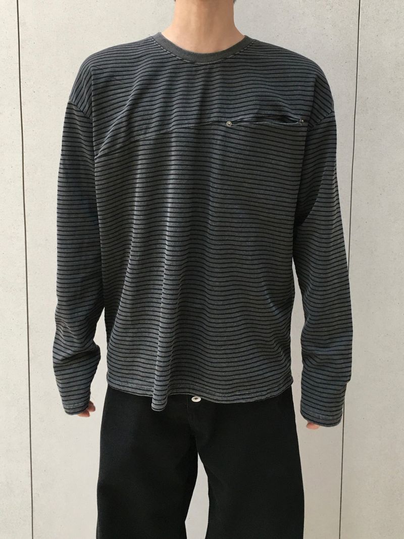 Zed Pigment Stripe Long Sleeve 3C