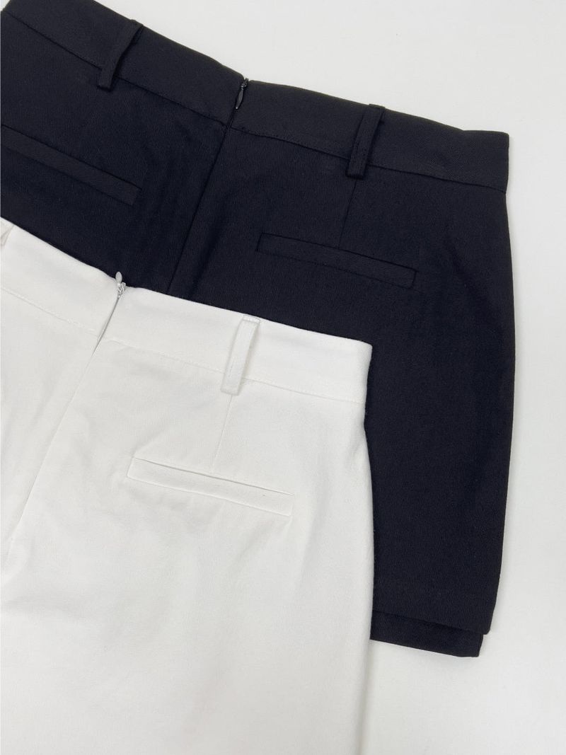 Basic Cotton Layered Skirt Pants