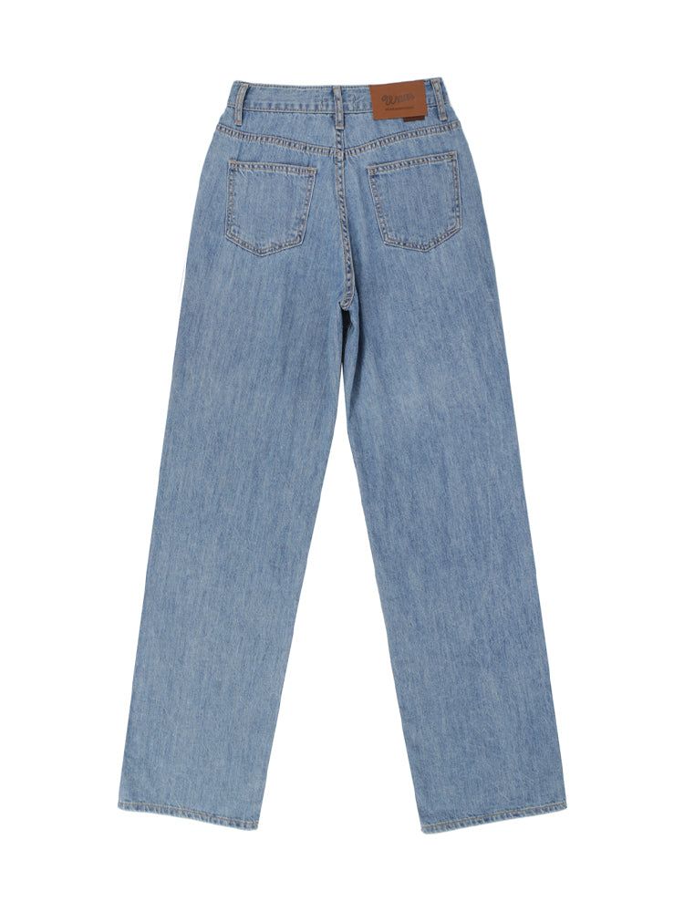 W1016 SUMMER WIDE DENIM PANTS_MEDIUM BLUE