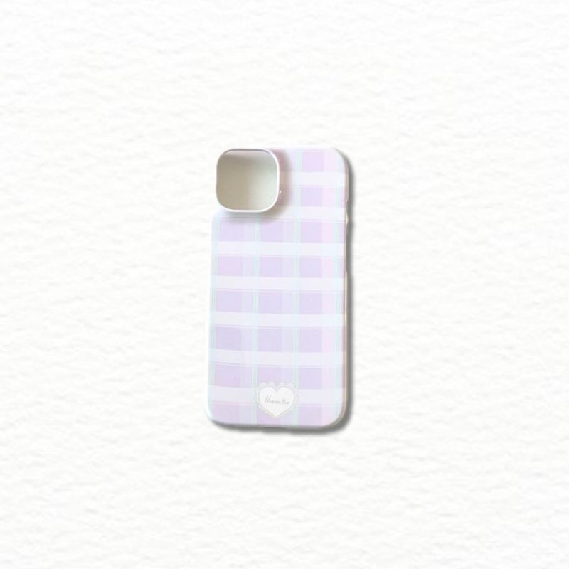 THE ON THE（ザ オン ザ）の「ヴィンテージチェック - ピンク（スマホグッズ/小物）」