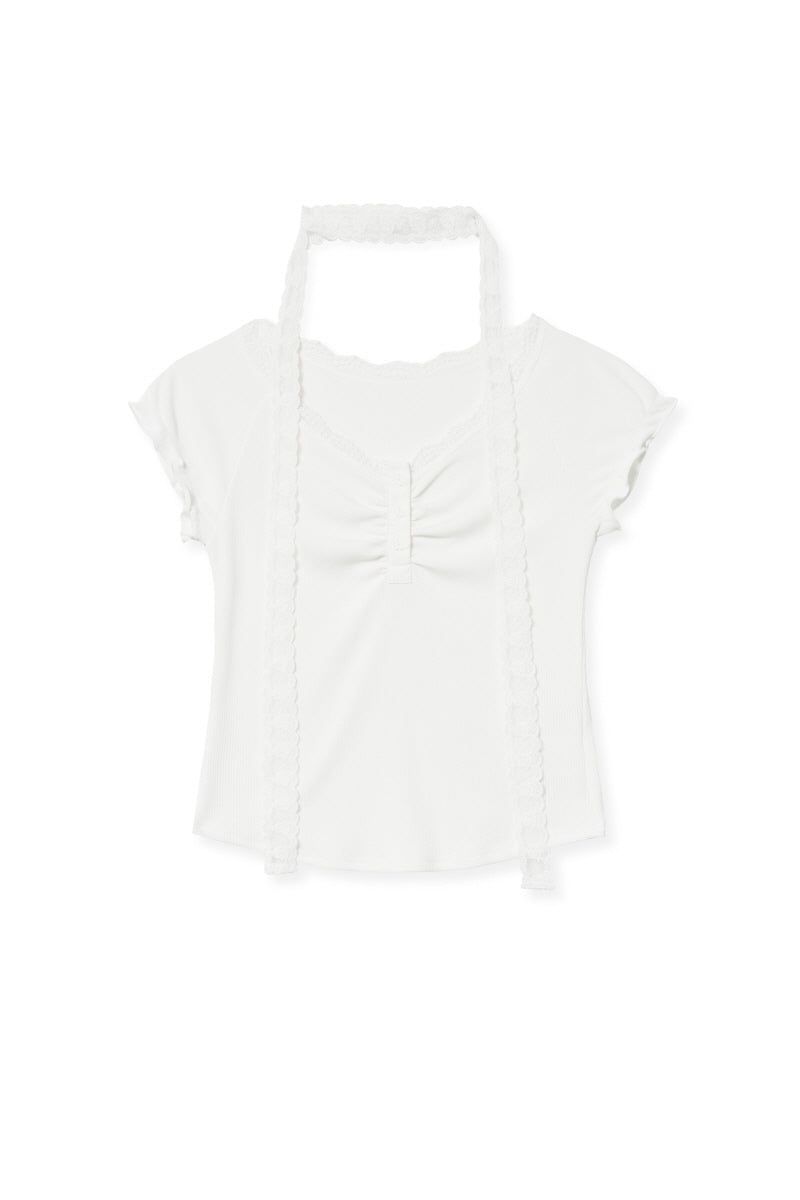 lace sc t (white)