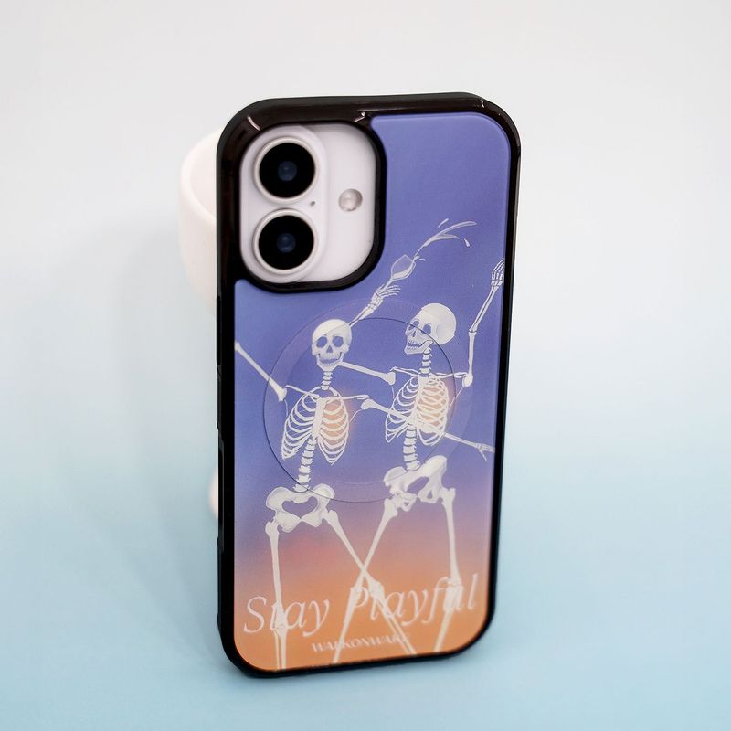 WALKONWAKE（ウォークオンウェイク）の「[Magsafe glass]ボーンケース（スマホグッズ/小物）」