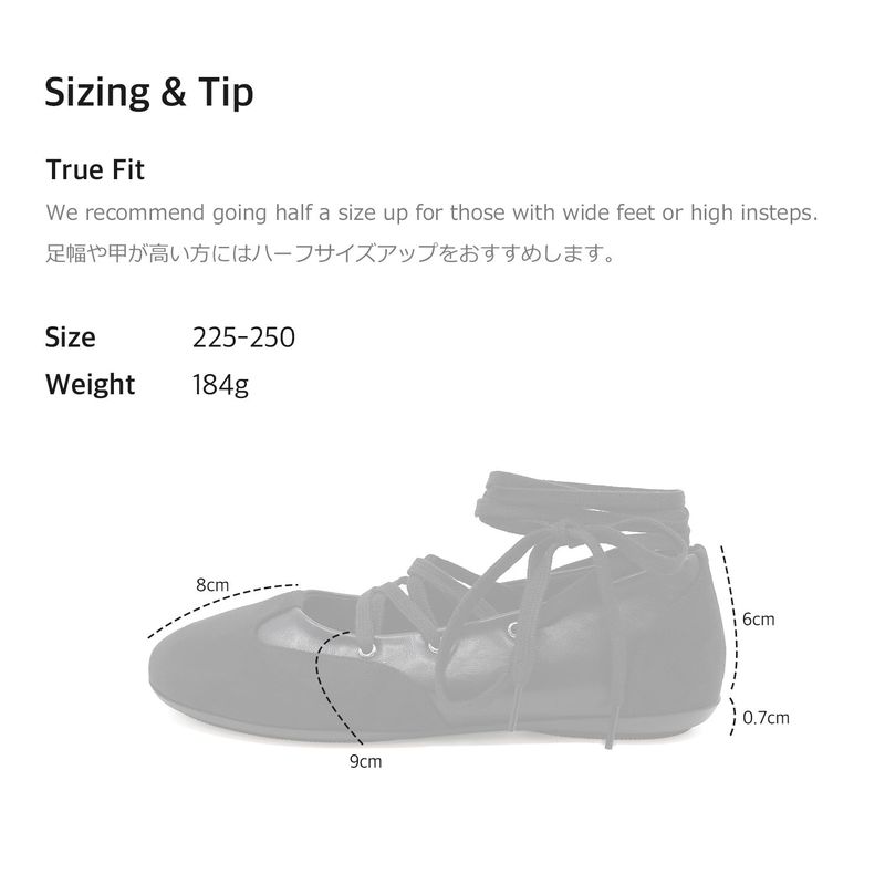 Tender 0003. Combi Lace-Up Flats - 3colors