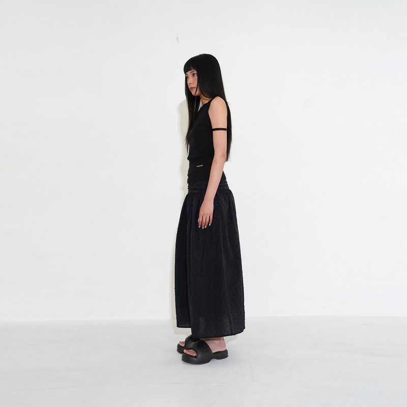Overlap sleeveless 001