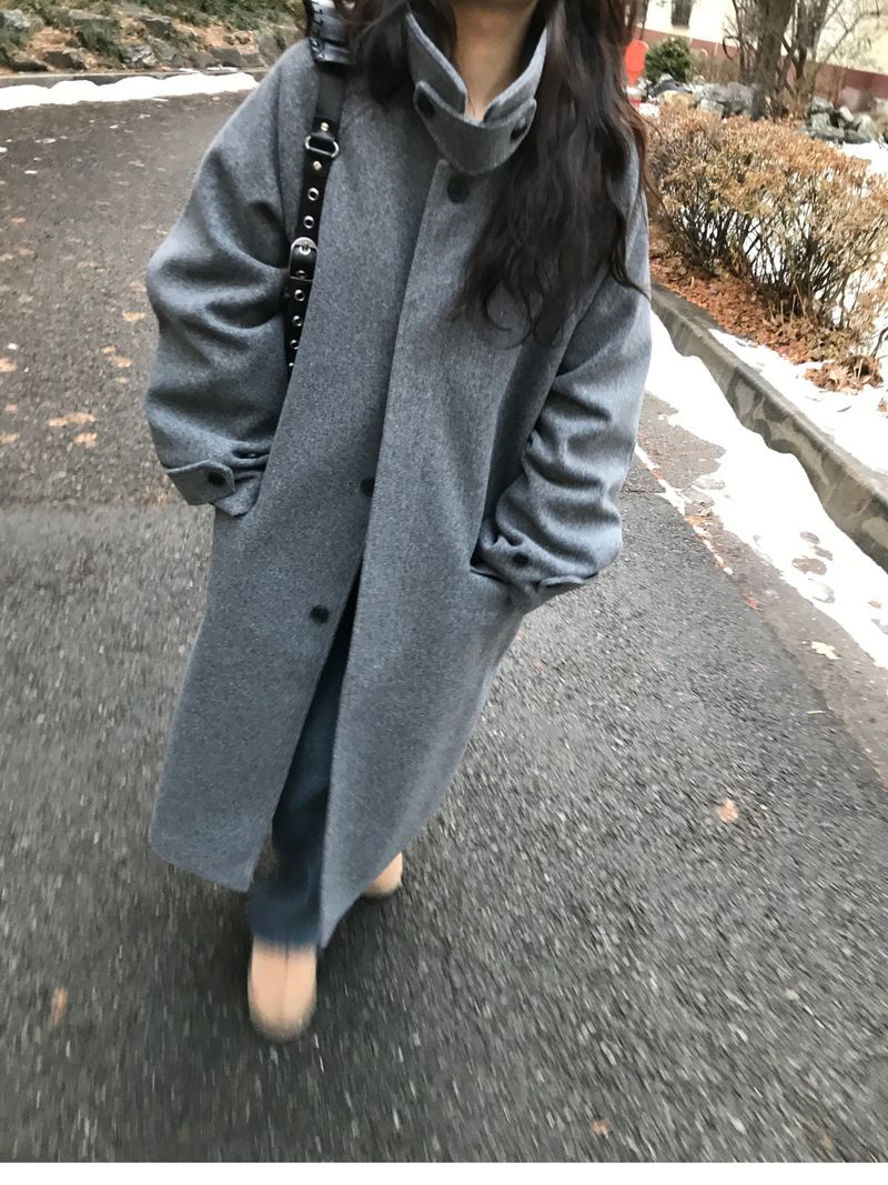 レオンウールロングコート