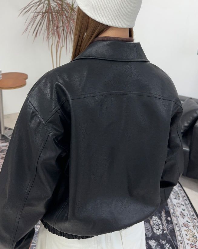 Esther Leather Blouson