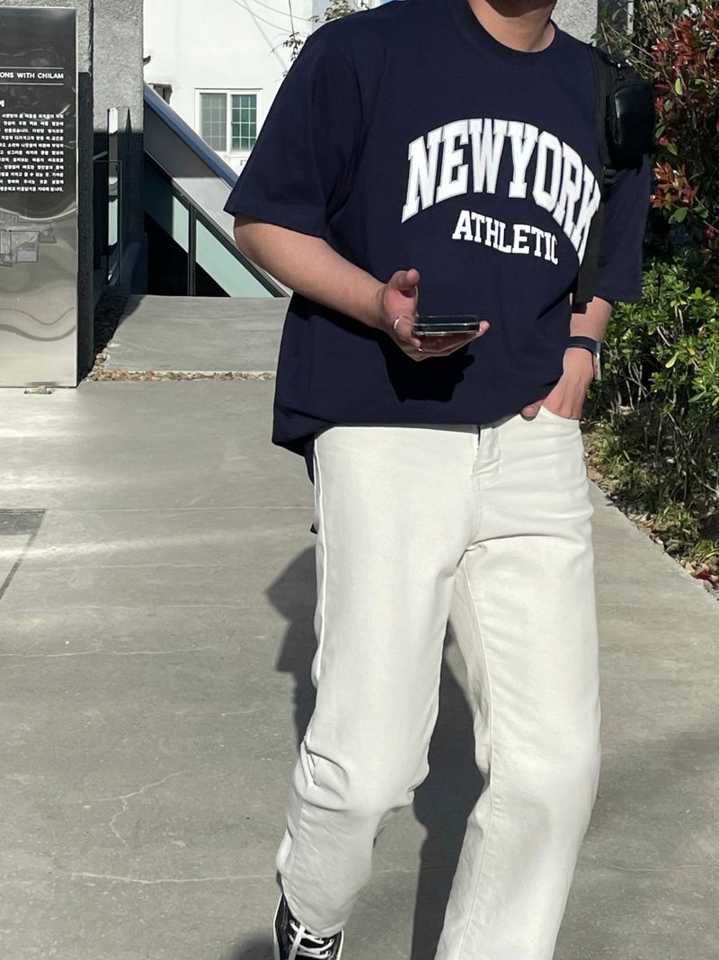 [MADE]NEVERDOWHY NEWYORK PRINTING T-SHIRTS