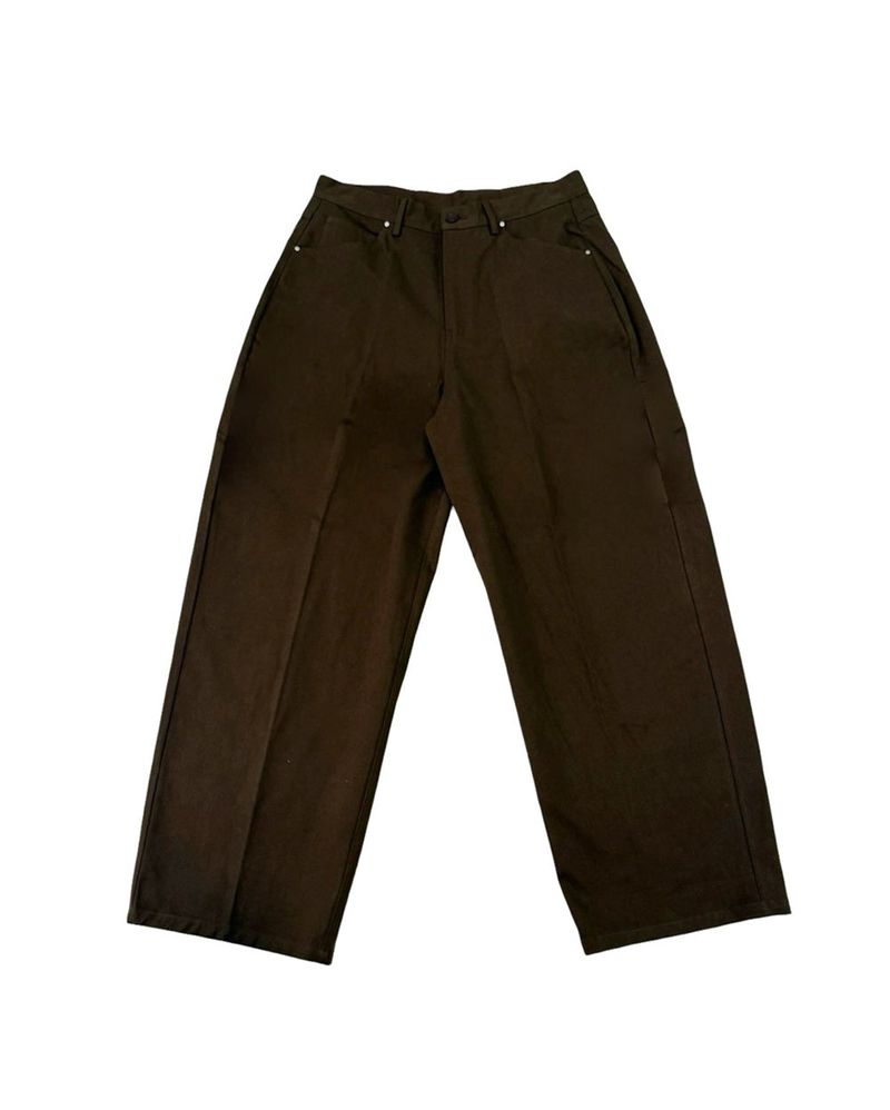 Bino Curved Wide Cotton Pants