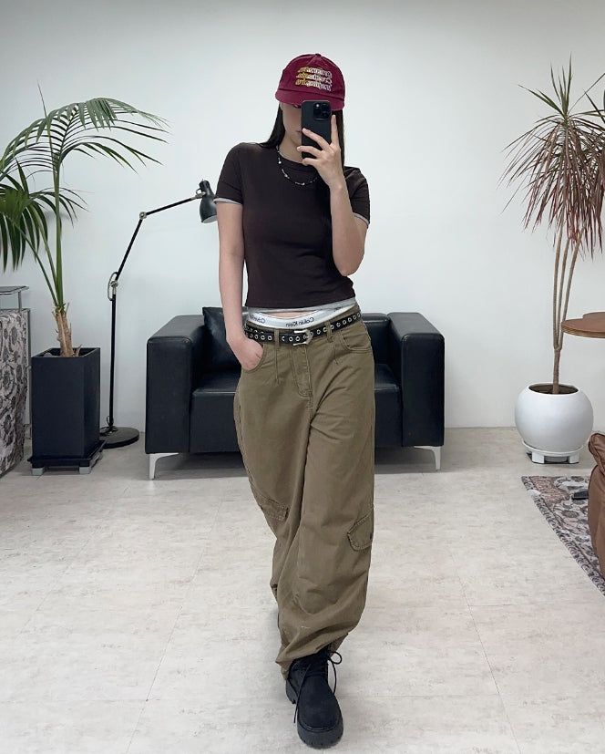 Erin Tencel Crop Short Sleeve Tee