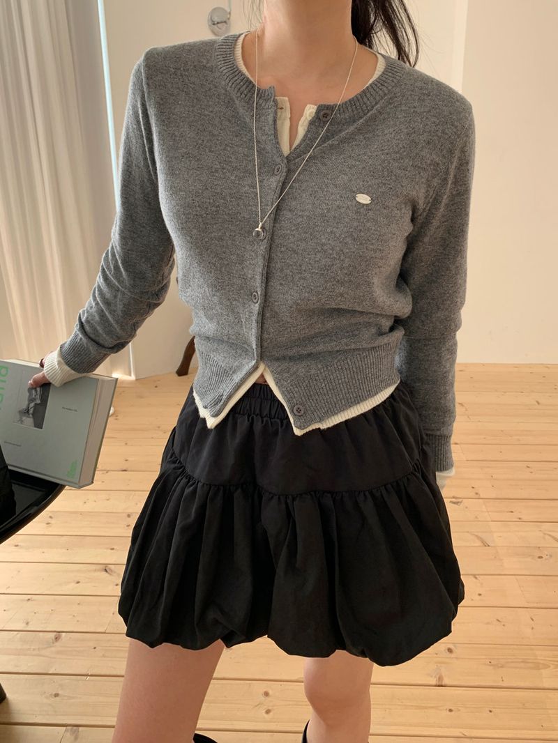 [MADE] MIETTE CASHMERE ROUND CARDIGAN