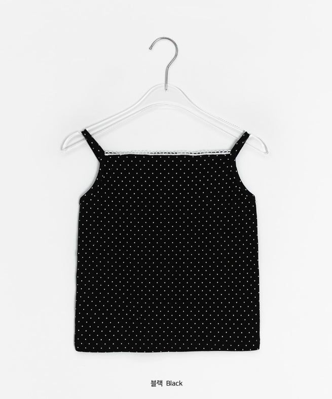 Afili Dot Lace Sleeveless