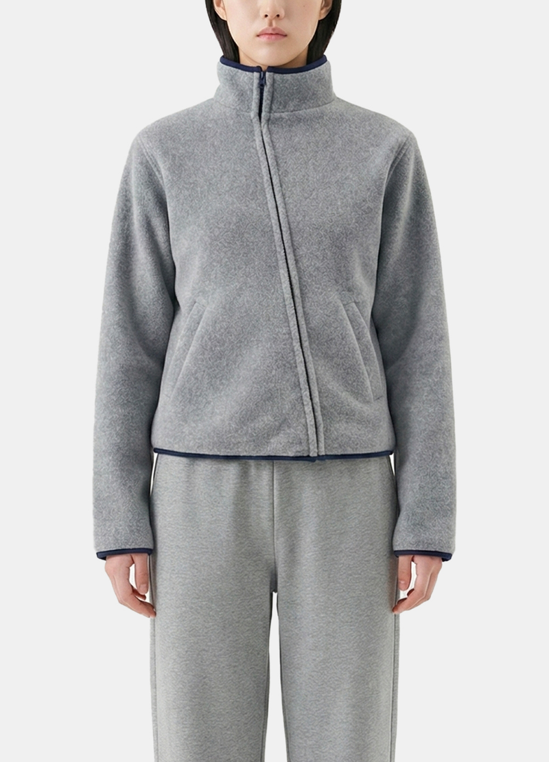 Milo Fleece High Neck Zip-Up