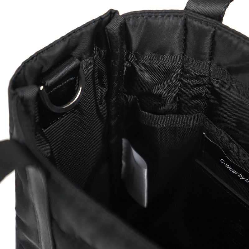 NYLON TOTE BAG MINI MI BLACK