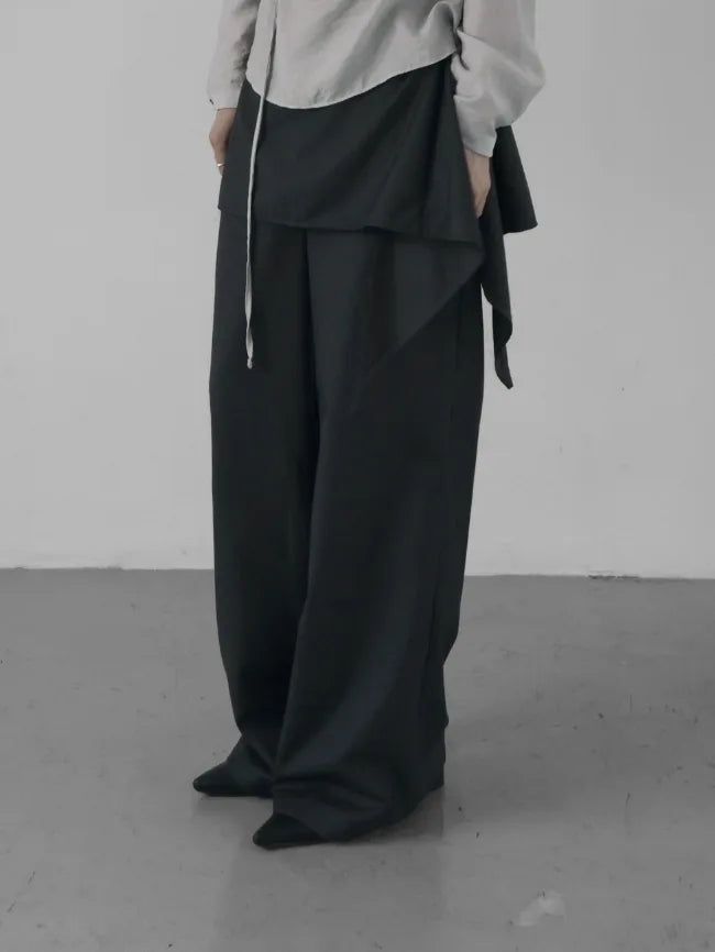 mnem（ムネム）の「Off-skirt pants（Pants）」