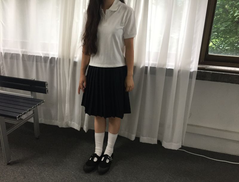 Tokyo pleats midi skirt (2color)