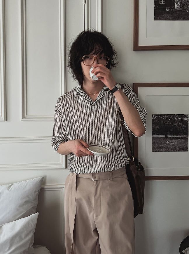 コーチットベルトワイドパンツ