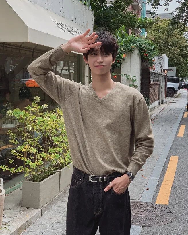 Lovent Basic V-neck Knit