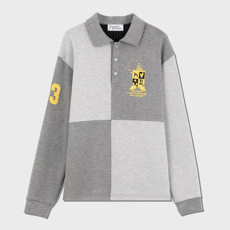 SQUARE PK SHIRT (GREY)