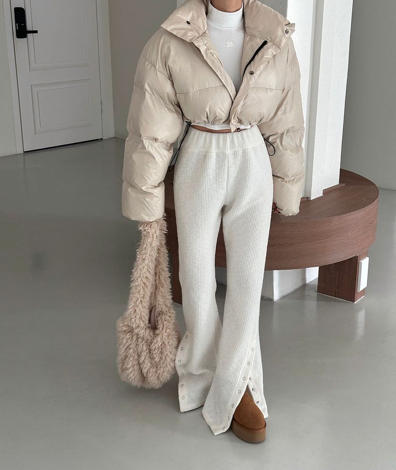 Crop cropped wellon short padded coat