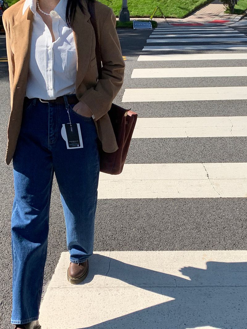 [Cowhide] Mid pick belt