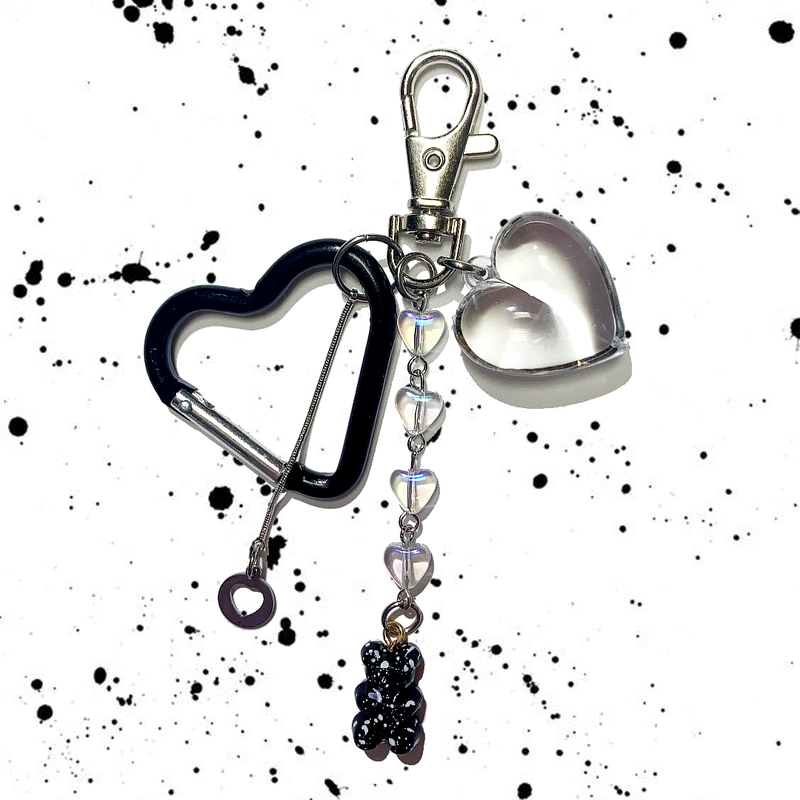 3amgang（スリーエイエムギャング）の「[Billlie Siyoon/Oneus Xion] Ink marble bear keychain (2color)（Toys/Key Holders）」