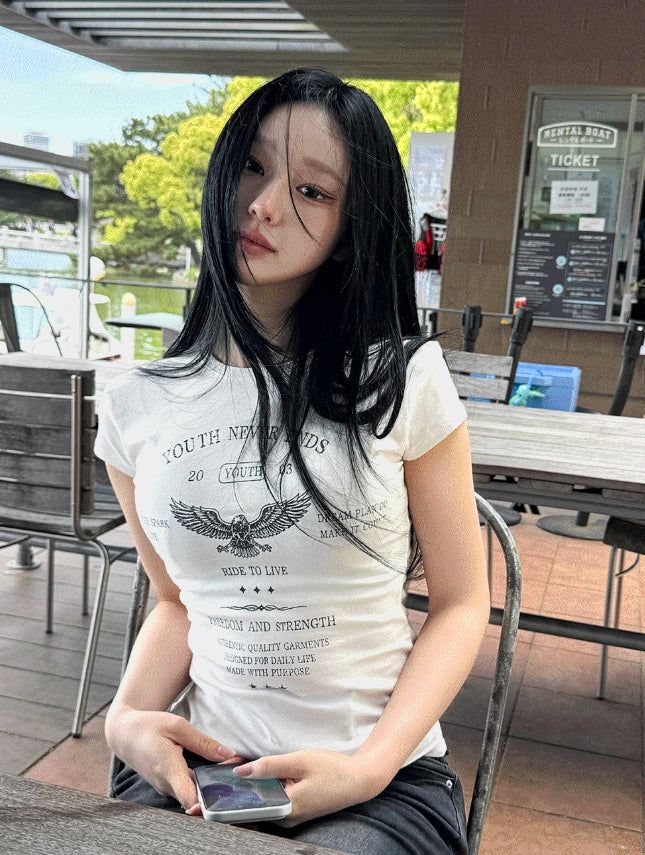 26SS★ [MADE] Vintage Western Slim Tee