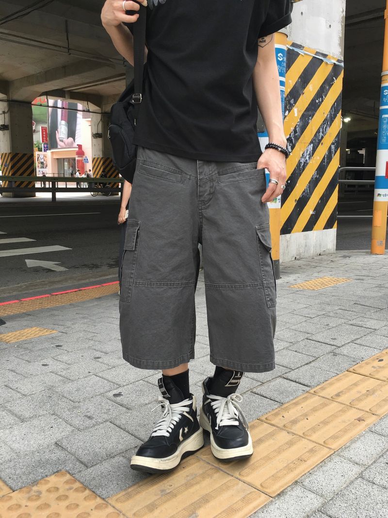 ループポケット ウォッシュドバミューダショーツ3C